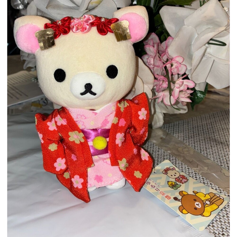 San-X Japan Korilakkuma Goyuru Kyoto Princess 2018 Kimono 7.5" Rilakkuma Plush